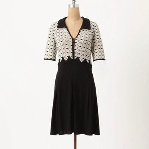 Anthropologie Knitted & Knotted Rideau Dress